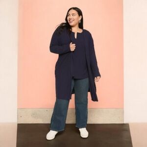 Lane Bryant Charcoal Ribbed Knit Top| Large| NWT